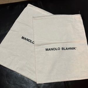 Manolo Blahnik dust bags